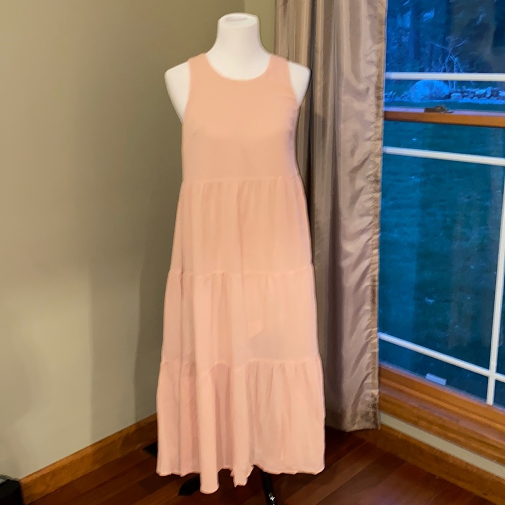Tiered gauze dress